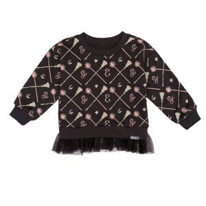 Modern Moments x Wicked Black Wand & Broom Sweatshirt with Tulle Skirt